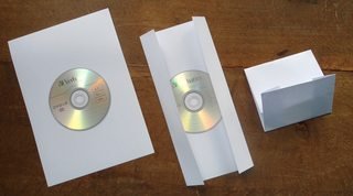 A4 paper CD cover